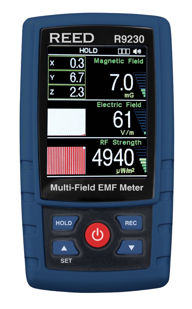 REED R9230 Compteur EMF &amp;agrave; multiples champs-