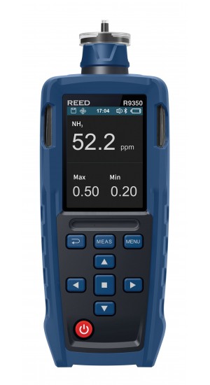 REED R9350 Ammonia Gas Detector, 0 to 100ppm-