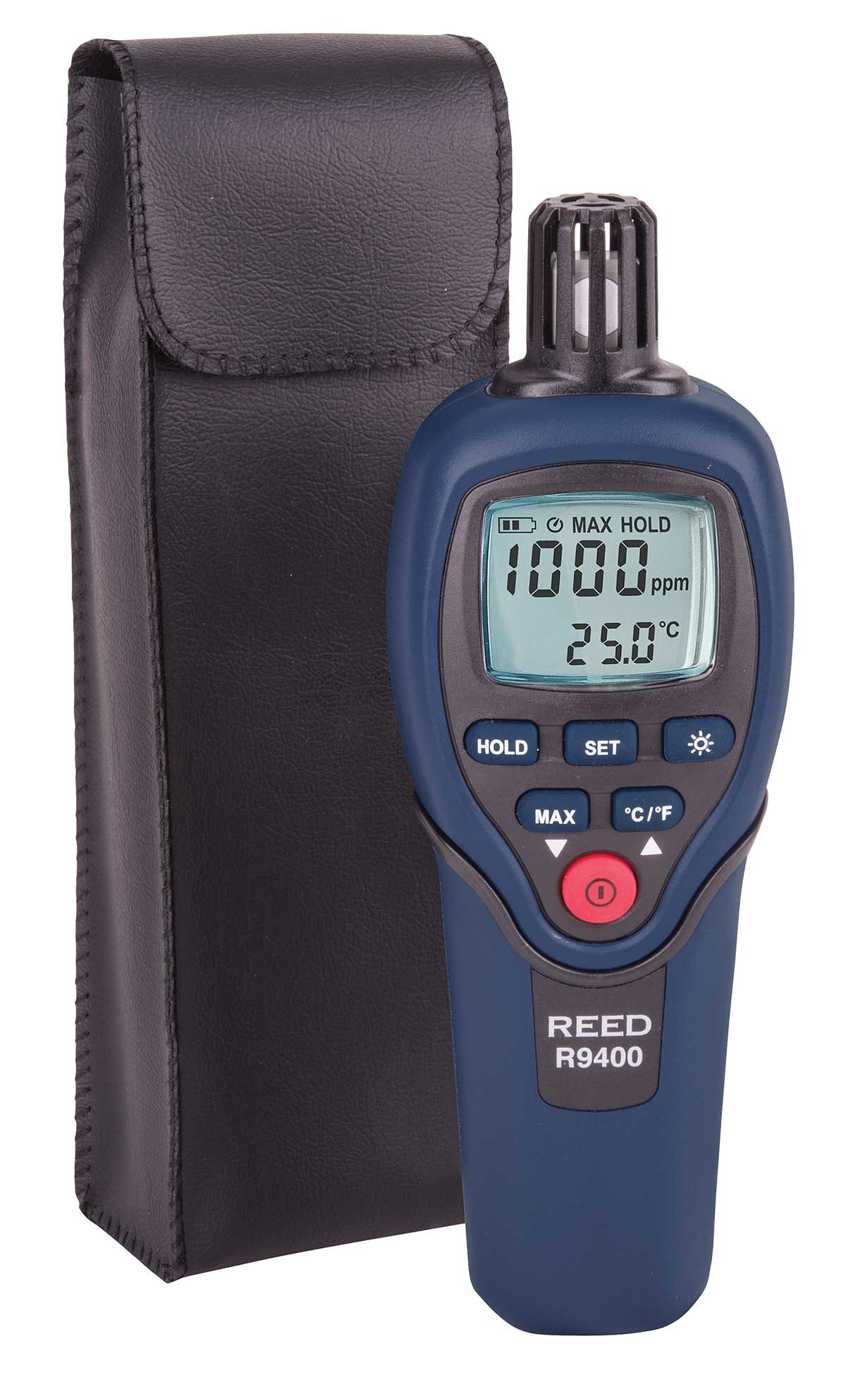 REED R9400 Carbon Monoxide Meter with Temperature-Included