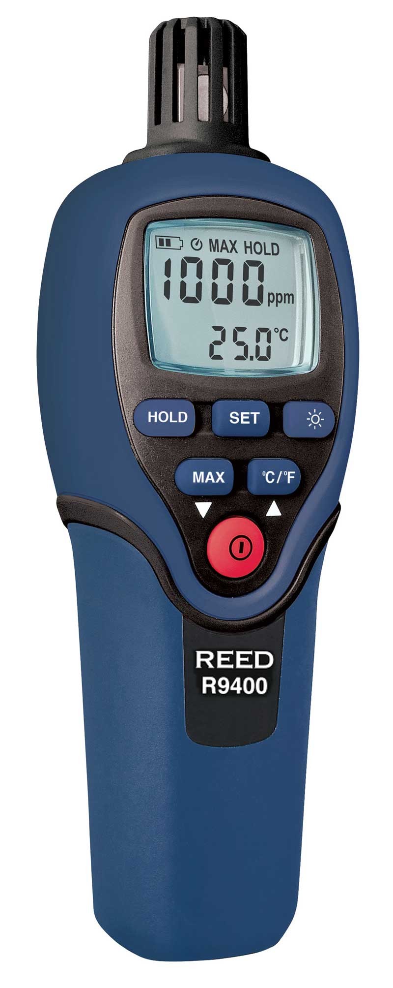 REED R9400 Carbon Monoxide Meter with Temperature-