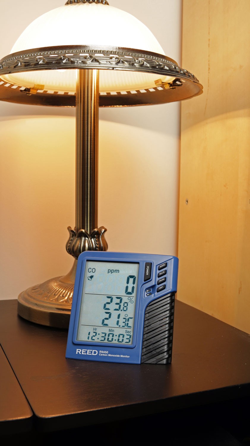 REED R9450 Carbon Monoxide Monitor with Temperature and Humidity-REED R9450 4