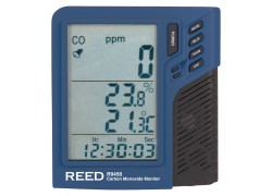 REED R9450 Carbon Monoxide Monitor with Temperature and Humidity-