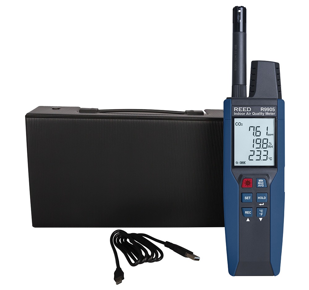 REED R9905 Data Logging Indoor Air Quality Meter-Included
