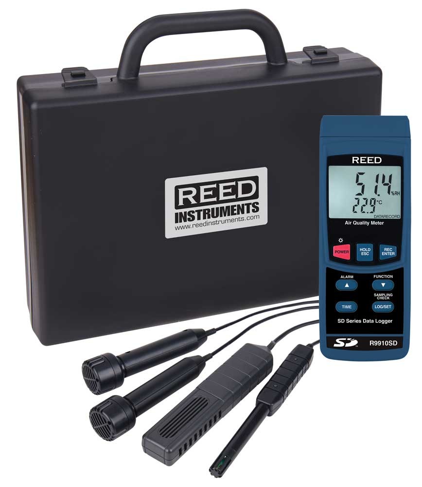 REED R9910SD Data Logging Air Quality Meter-Included