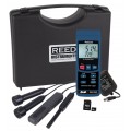 REED R9910SD-KIT Trousse indicateur de la qualit&amp;eacute; de l&#039;air avec enregistrement de donn&amp;eacute;es, adaptateur d&#039;alimentation et carte SD-