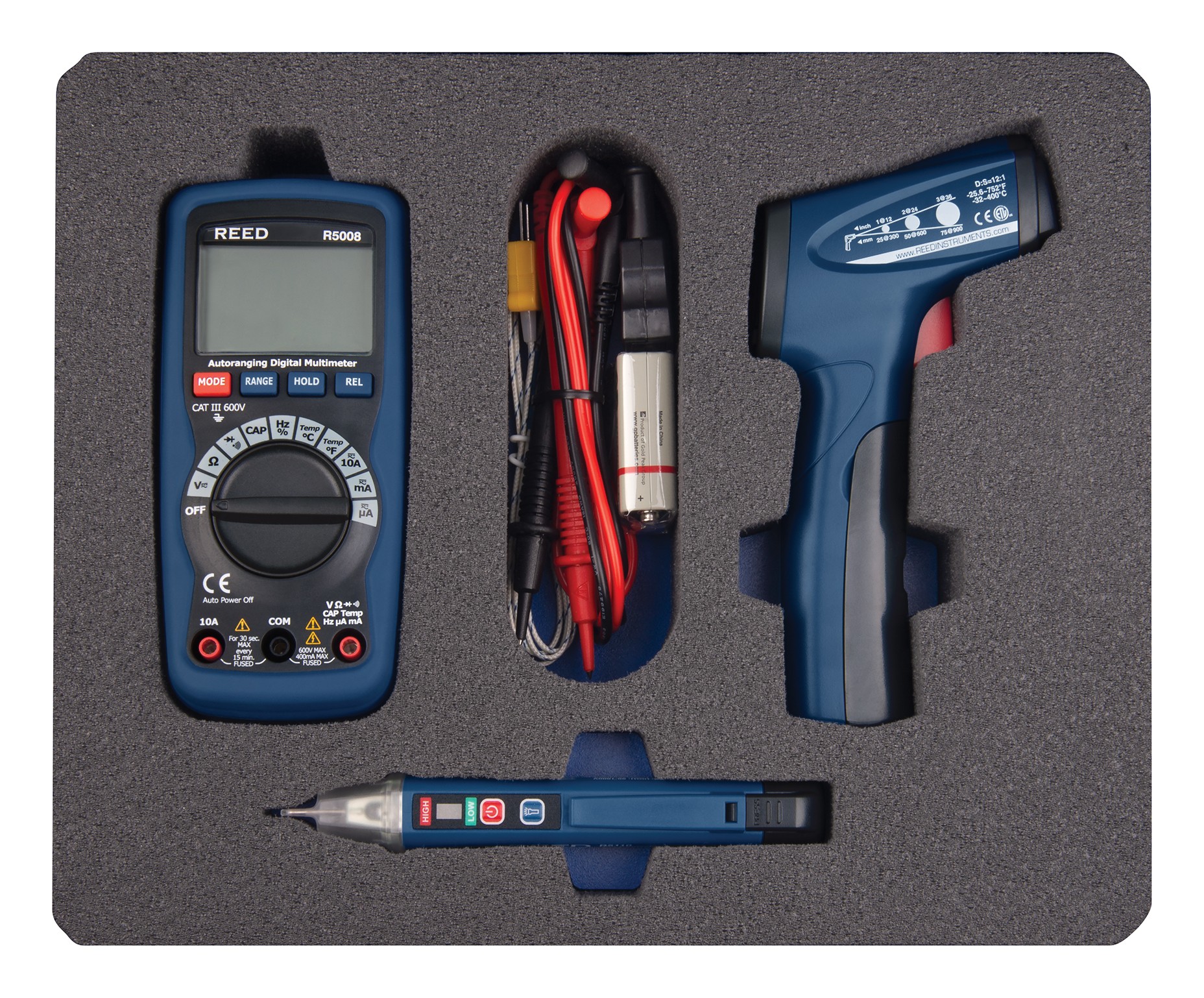 REED RTEMP-KIT Trousse combo &amp;agrave; thermom&amp;egrave;tre-REED RTEMP-KIT 3