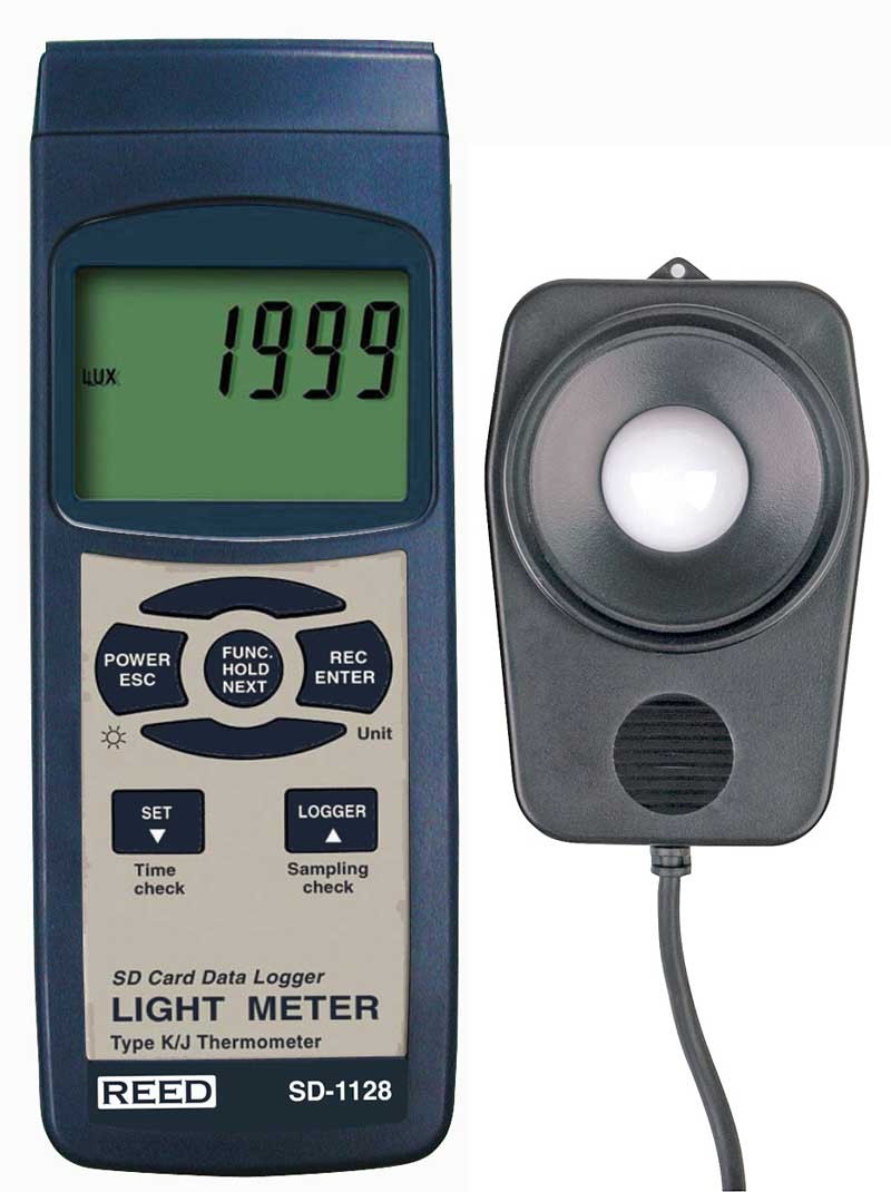 REED SD-1128 Data Logging Light Meter-