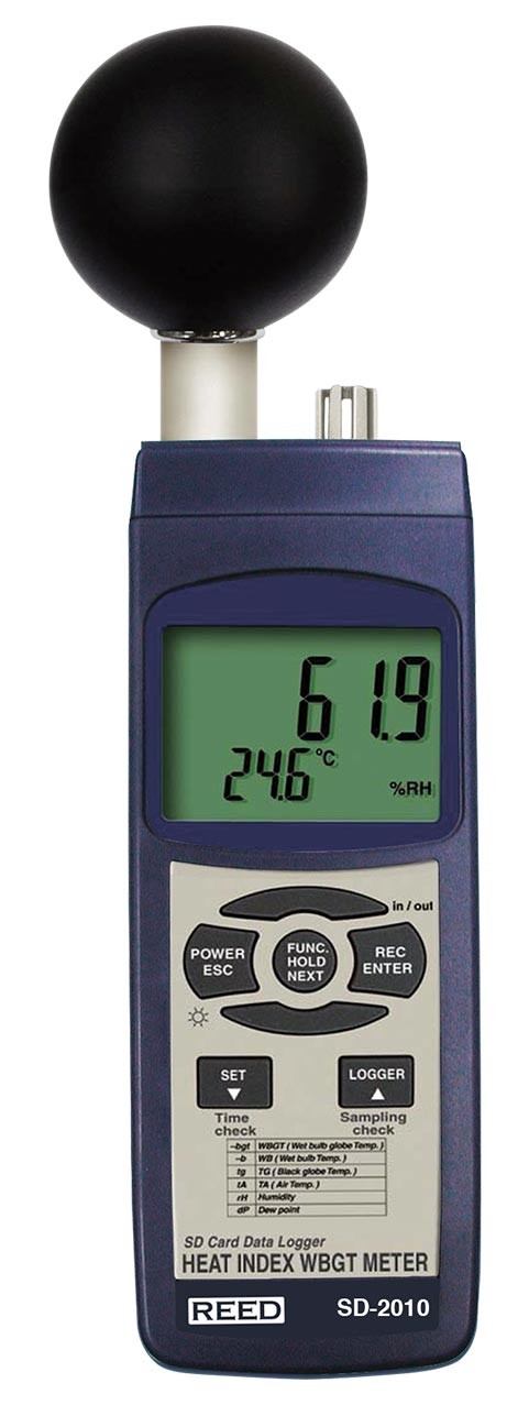 REED SD-2010 Data Logging Heat Stress Meter-