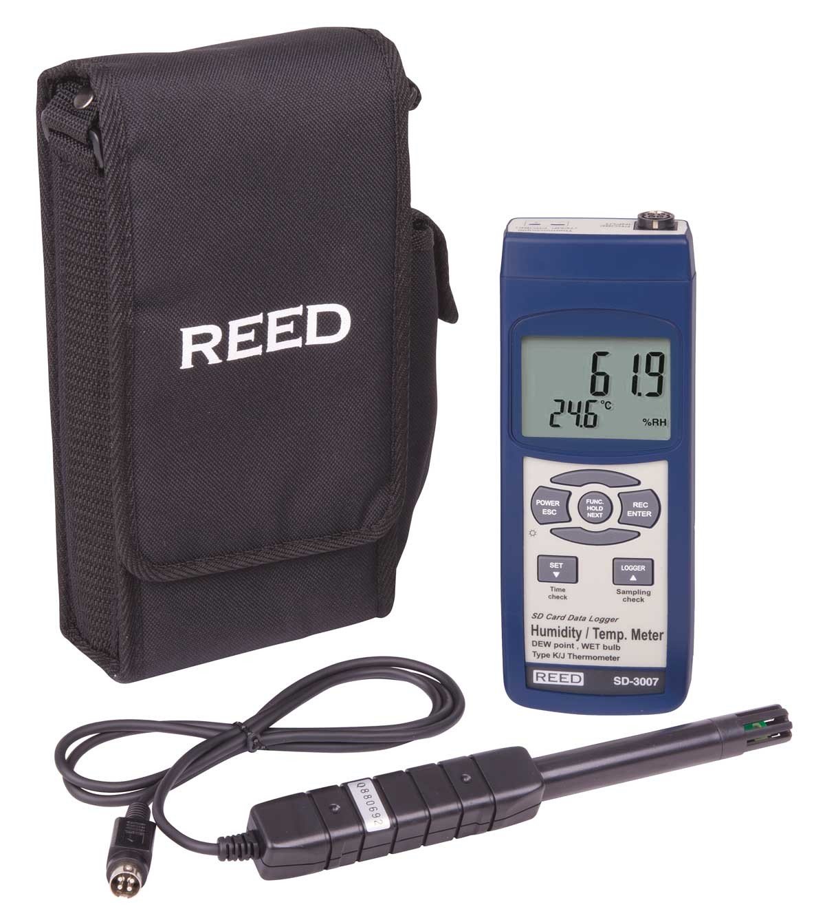 REED SD-3007 Data Logging Thermo-Hygrometer-Included