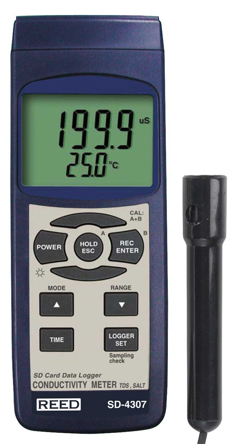 REED SD4307 Data Logging Conductivity/TDS/Salinity Meter
