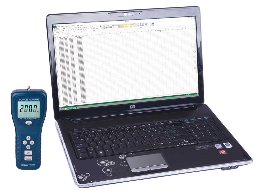 REED SD-6020 Data Logging Force Gauge, 44lbs (20kg)-REED SD-6020 3