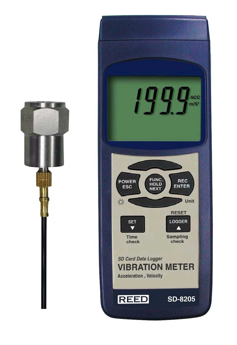REED SD-8205 Data Logging Vibration Meter-
