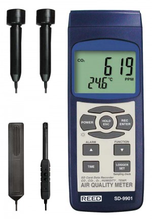 REED SD-9901 Data Logging Indoor Air Quality Meter-