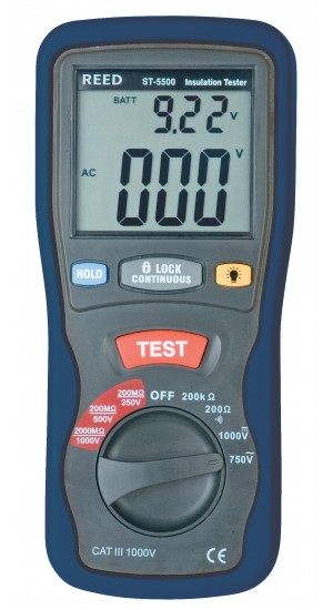 REED ST-5500 Insulation Tester-