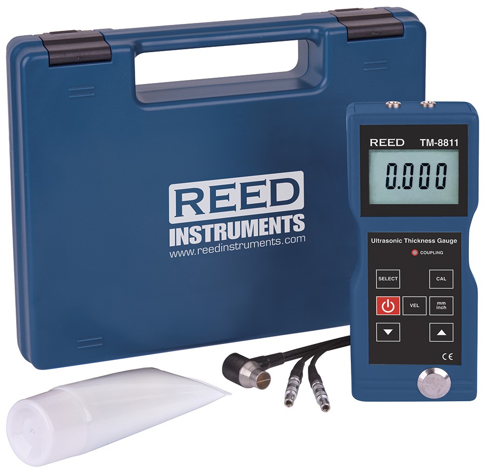 REED TM-8811 Ultrasonic Thickness Gauge-Included